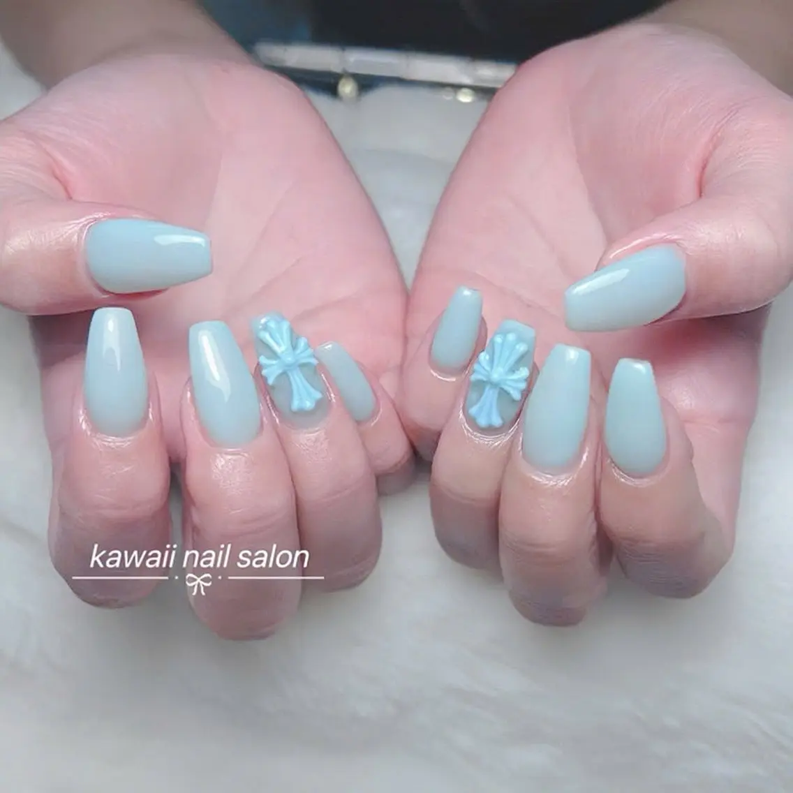 ネイル チークネイル ドット フットネイル フレンチネイル 韓国ネイル Kawaii _Nailのネイルデザイン