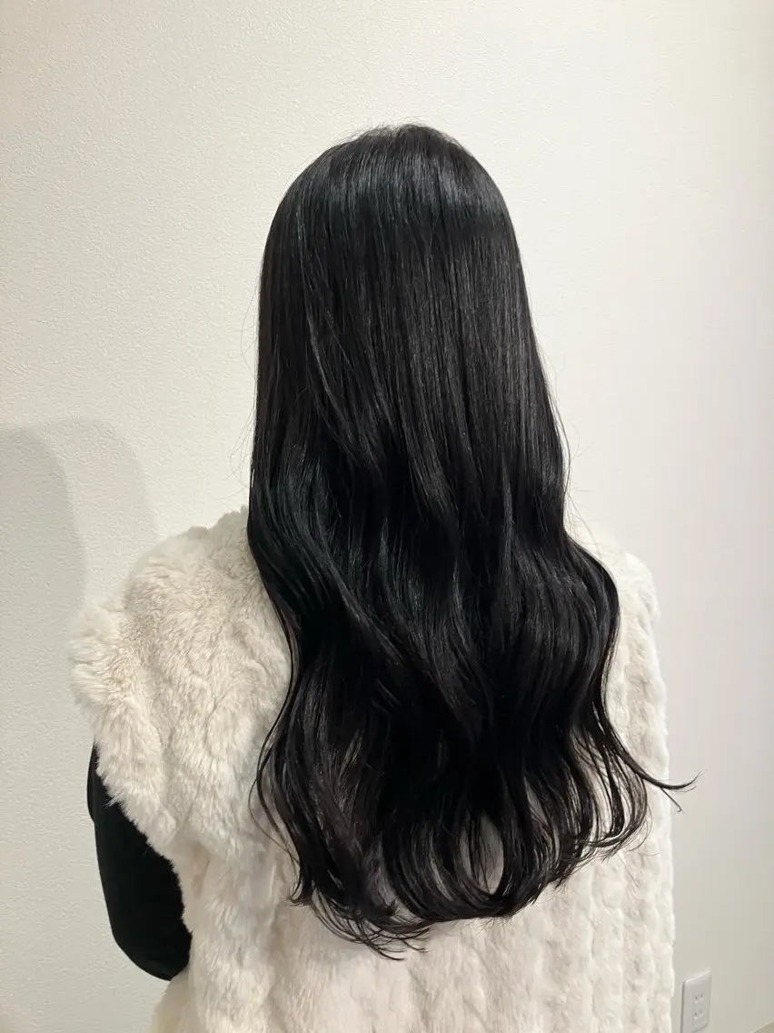 ロング ヘアカラー トリートメント 横山 麻衣子のヘアスタイル