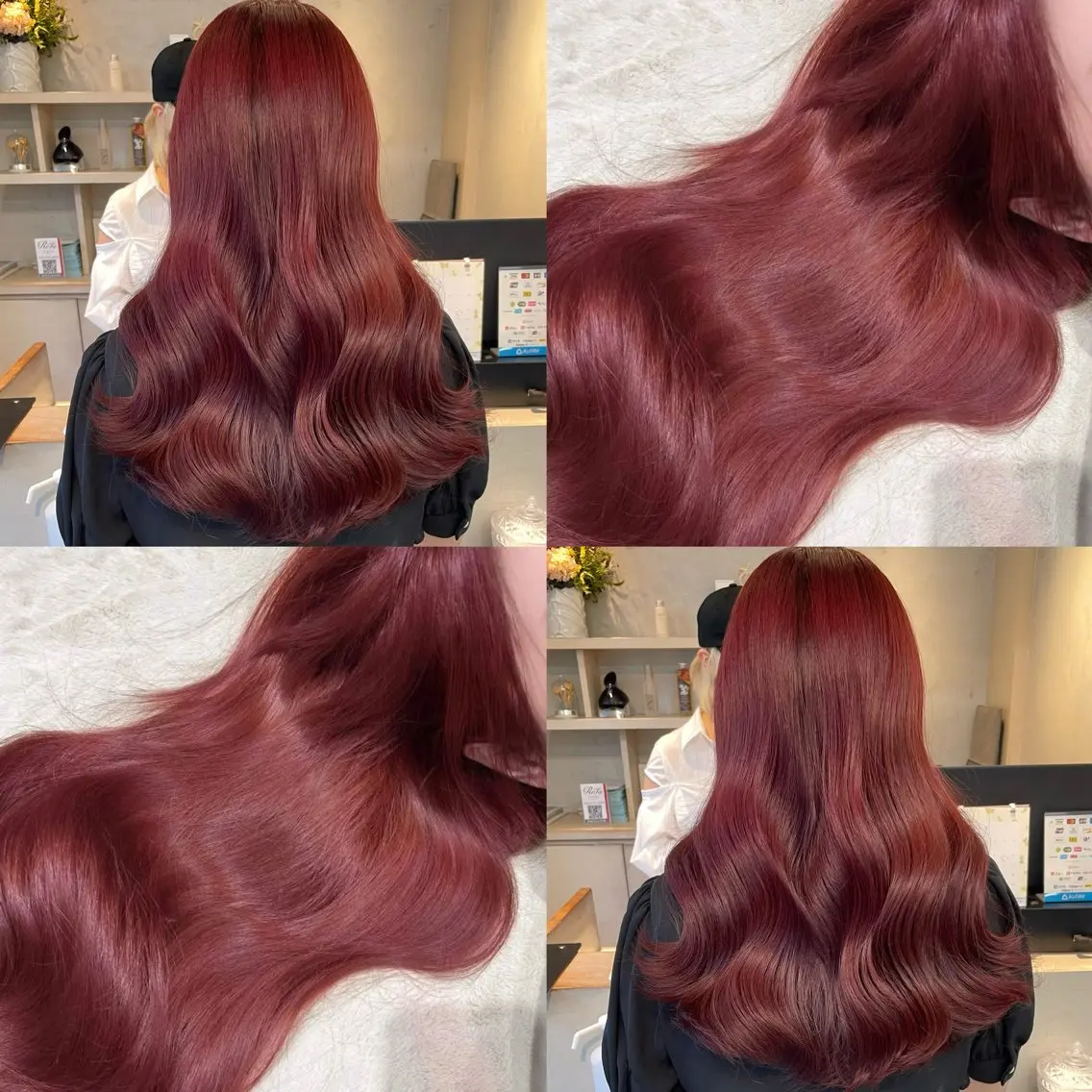 ロング カラー ブリーチ ブリーチなしカラー カット ヘアカラー トリートメント ブリーチなしカラー kana🐱のヘアスタイル