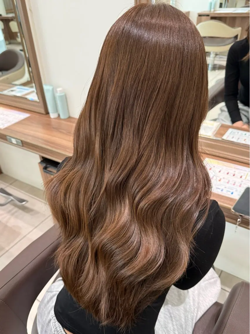 ロング カラー カット ヘアカラー .MANA. 【艶髪ロング】のヘアスタイル