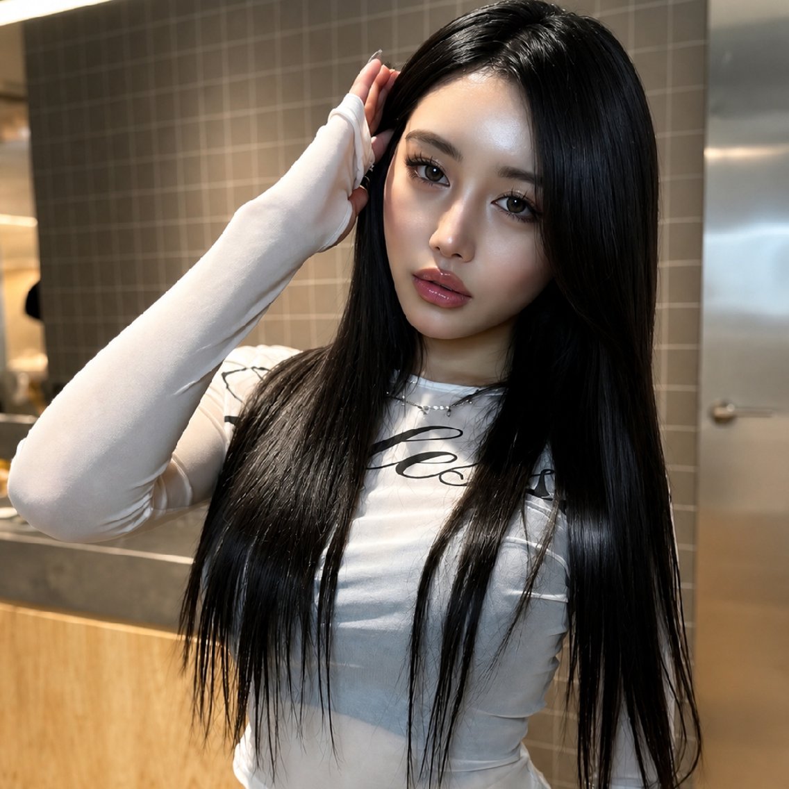 ロング プルエクステ エクステ グロウ渋谷 プルエクステ専用のヘアスタイル
