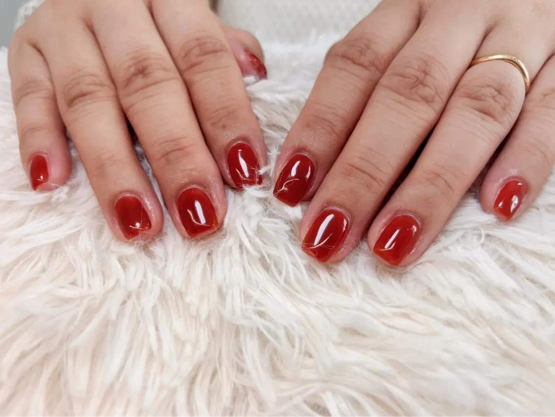 ネイル ワンカラーネイル ek.nail⭐︎ kanaのネイルデザイン