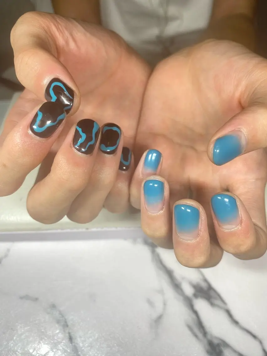 メンズ ネイル メンズネイル ハンドネイル ハンドケア Hi beauty 渋谷のネイルデザイン