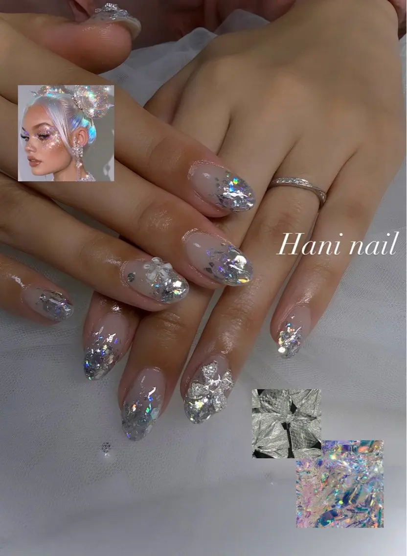 ネイル キラキラネイル 韓国ネイル ニュアンスネイル シンプルネイル ワンホンネイル ハンドネイル Hani nailのネイルデザイン