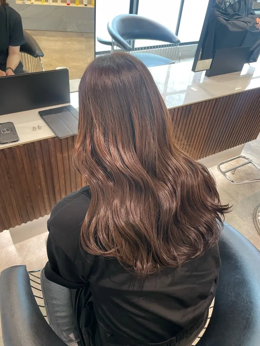 【カット➕透明感◎アディクシーカラー➕潤い補給ハホニコトリートメント✂️】人気No.1✨️の写真