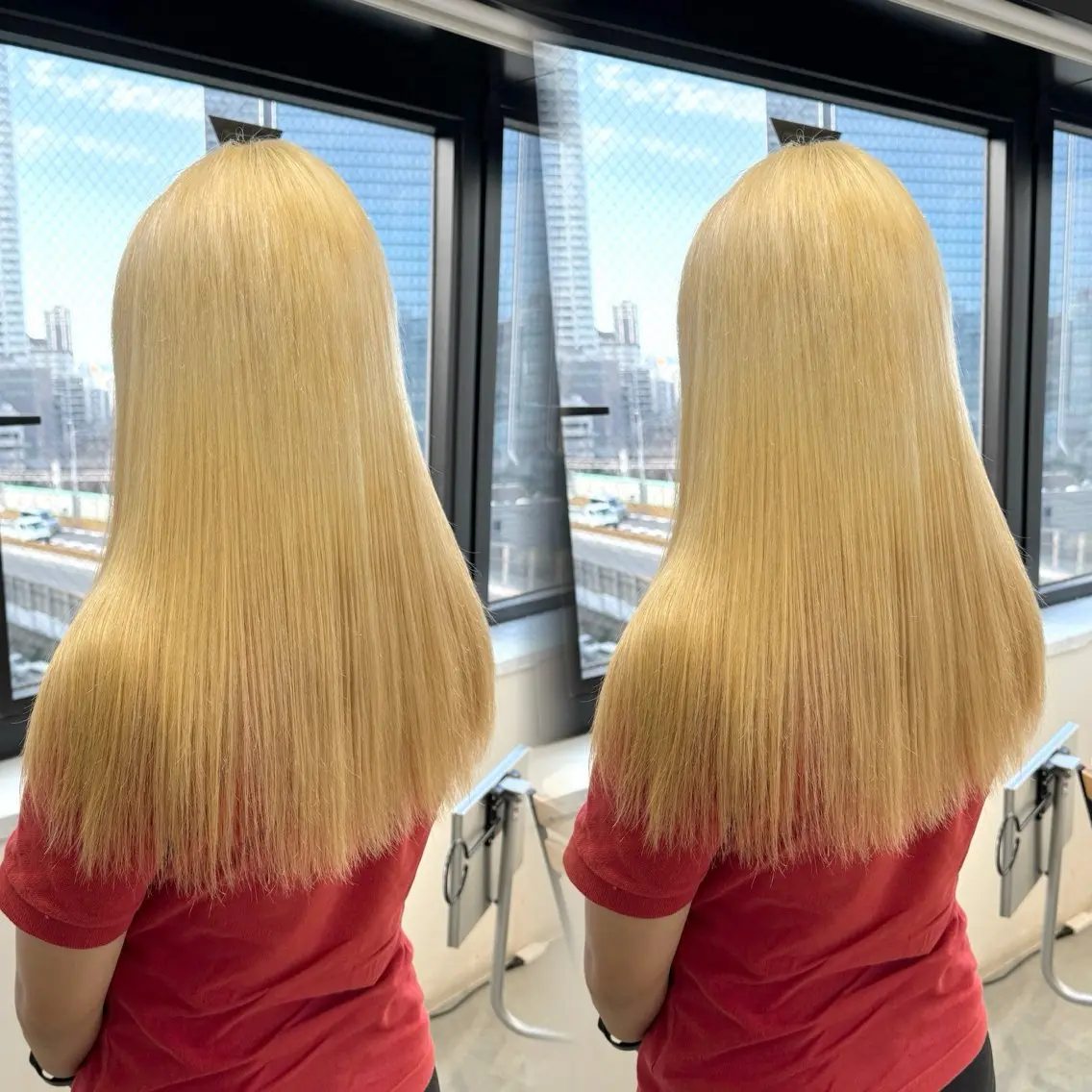 【ブロンド限定】ケアブリーチリタッチのみブロンドメンテナンスの写真