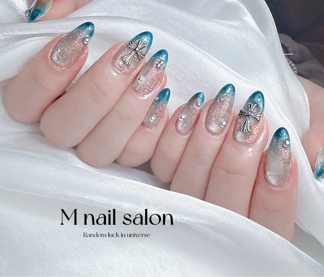 ネイル ハンドネイル M🌷nail 長さだし専門店のネイルデザイン