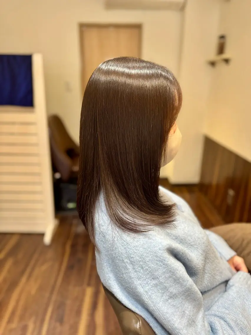 セミロング トリートメント 西山 大樹のヘアスタイル