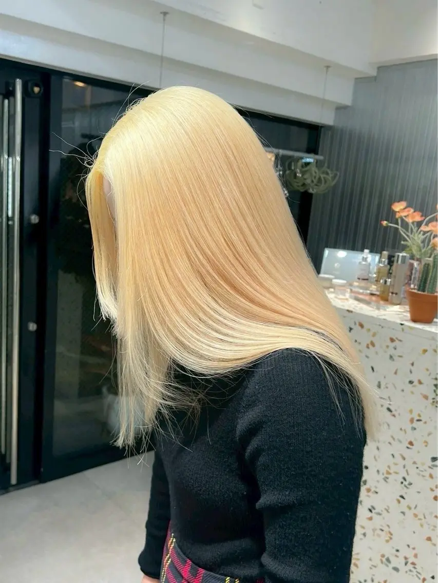 ロング 無料カットモデル募集 ONYX 表参道のヘアスタイル