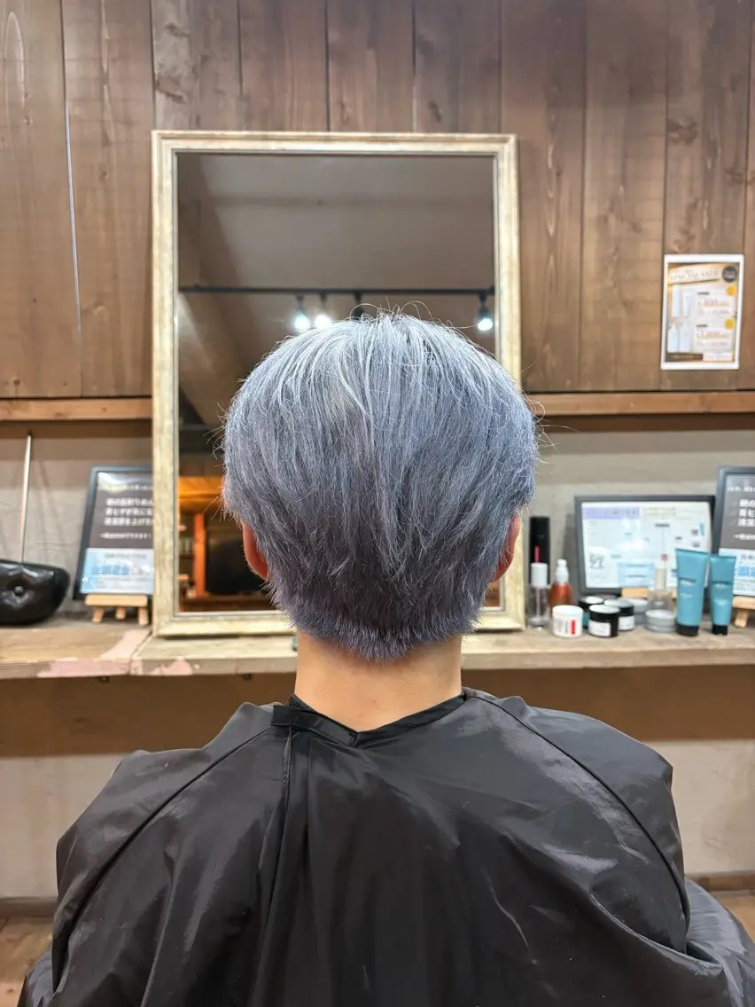 ショート メンズ カット ヘアカラー ミニモ限定激安 /束感ヘア/そうたのヘアスタイル