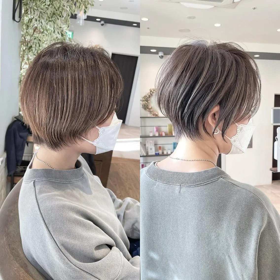 ショート カット 襟足でお悩みの方✂︎ くびれ職人ハシモトのヘアスタイル
