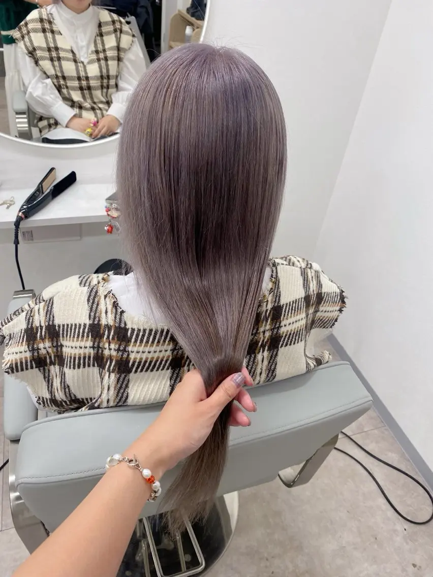 ミディアム カラー ヘアカラー トリートメント 美髪ヘア💛 TOMOMIのヘアスタイル