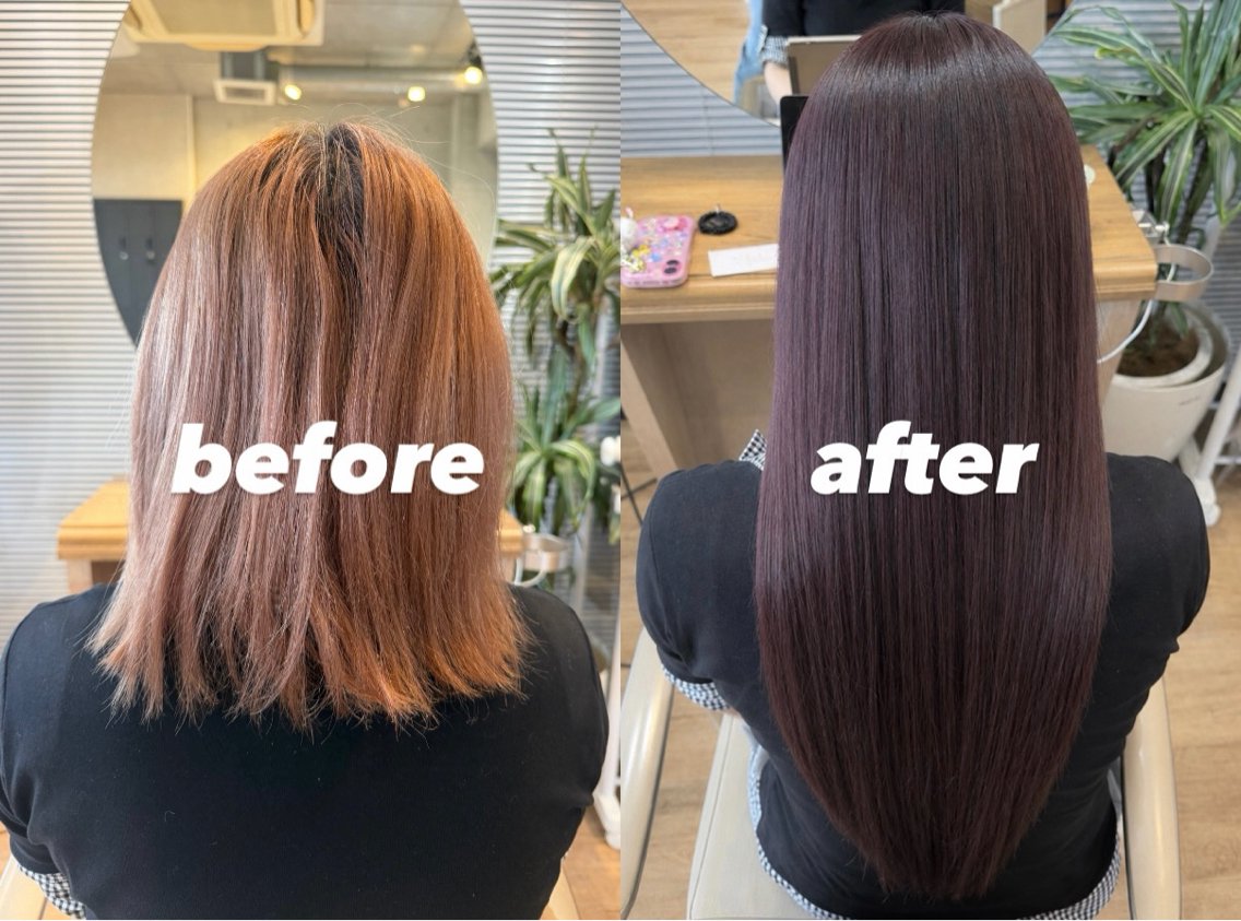 ロング ヘアカラー エクステ urara 🌺aya🌺のヘアスタイル