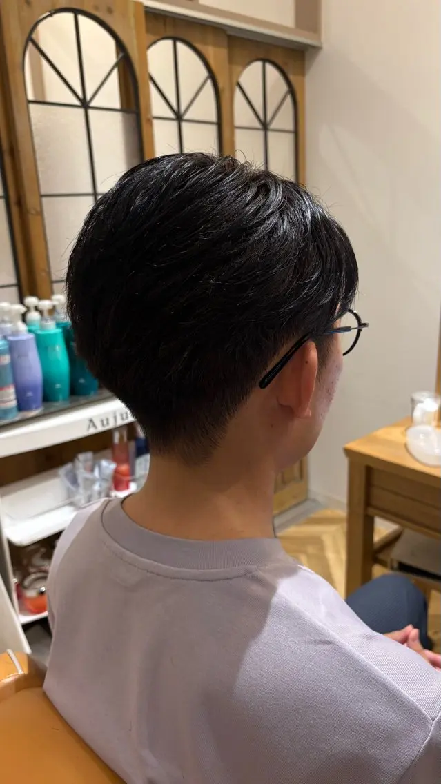 ショート カット ヘッドスパ 似合わせ 顔周りYUUGAのヘアスタイル