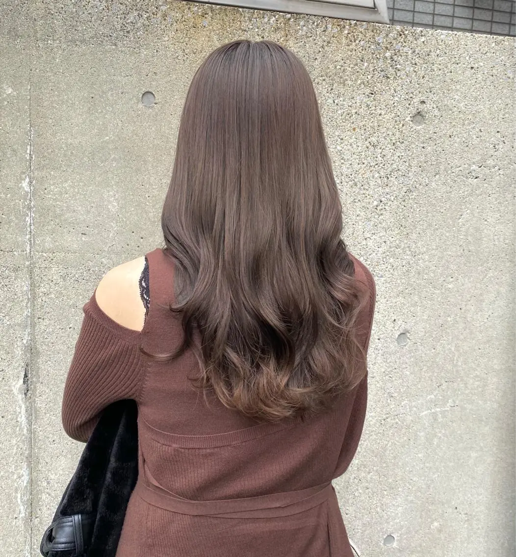 ロング カラー 透明感カラー ブリーチ指名 NO1🌈SAKIのヘアスタイル