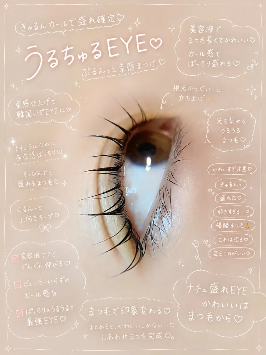 似合わせまつ毛パーマ　コーティング付きの写真
