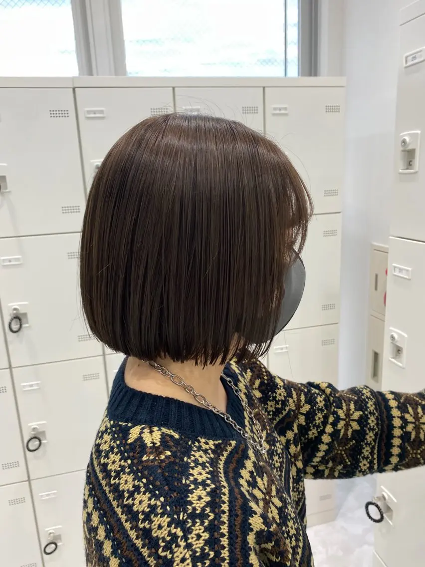 ショート カラー センターパート特化 井上健太のヘアスタイル