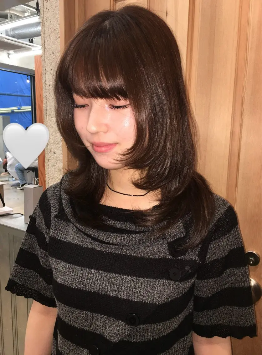 ミディアム カラー KAAI ㅤのヘアスタイル