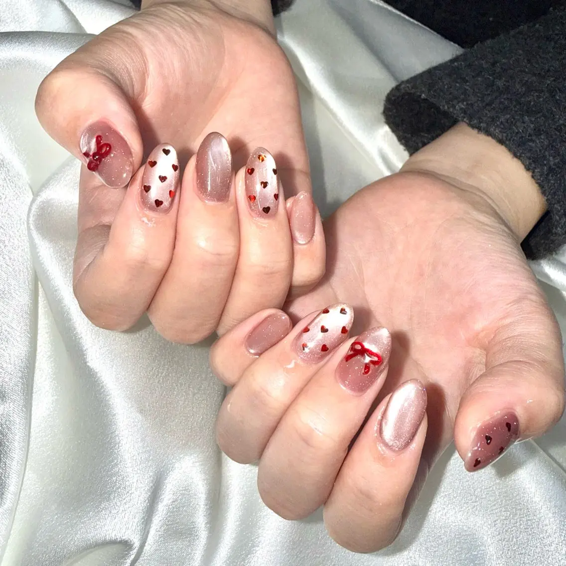 ネイル バレンタイン ハンドネイル ★Rinail... .のネイルデザイン