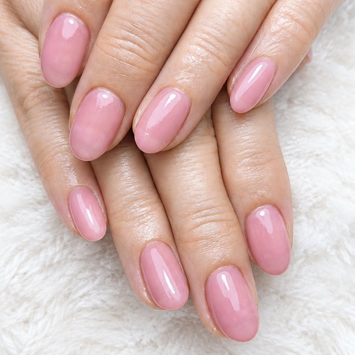 ネイル ワンカラーネイル ピンク ハンドネイル WB,nail 🤍 KOKORO のネイルデザイン