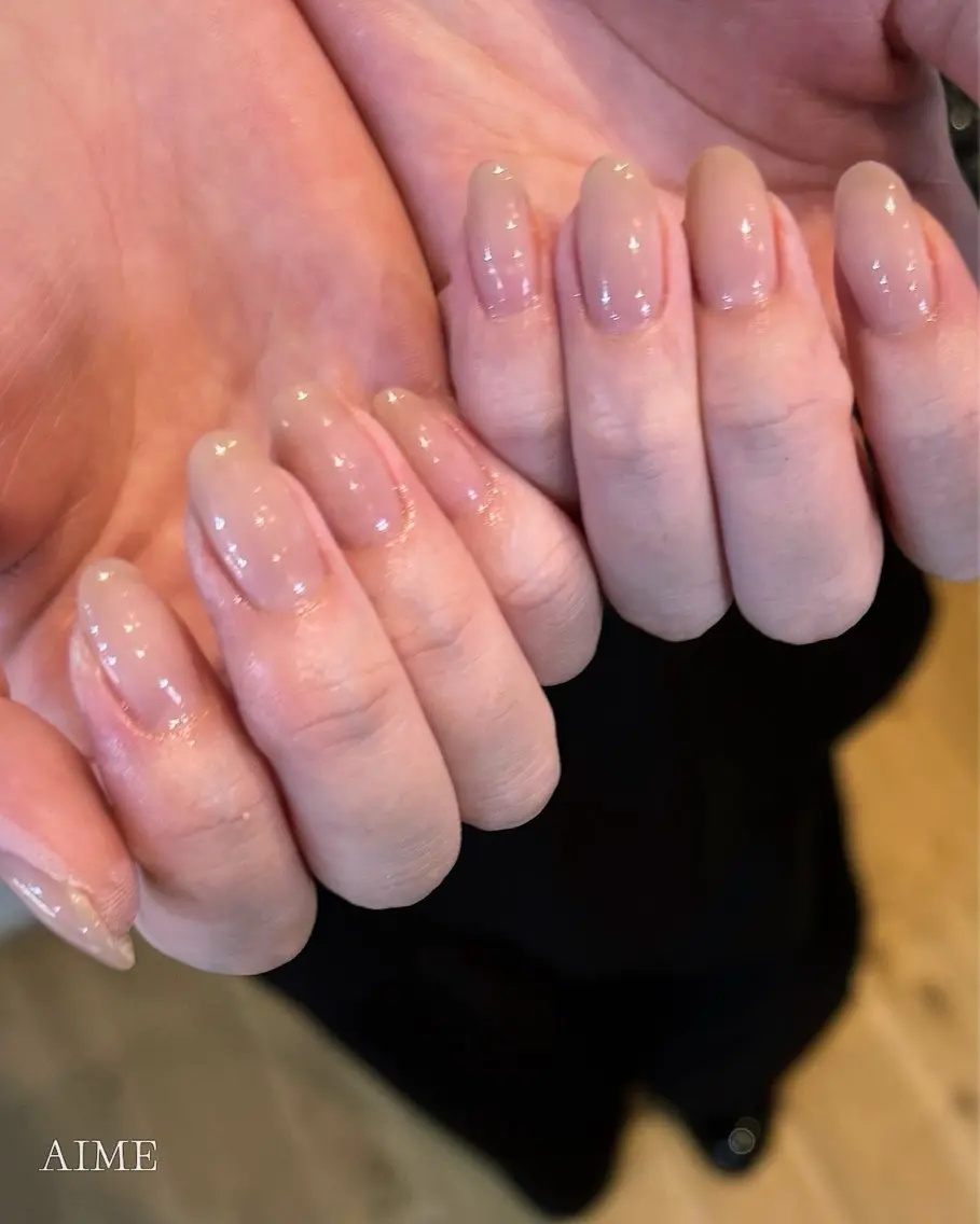 ネイル シンプルネイル ハンドネイル AIME （momo）のネイルデザイン