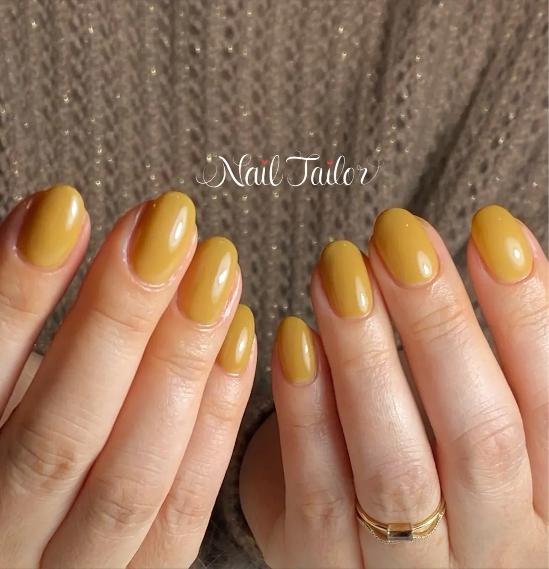 ネイル ジェルネイル ワンカラーネイル シンプルネイル ハンドネイル NailTailor ネイルテイラーのネイルデザイン