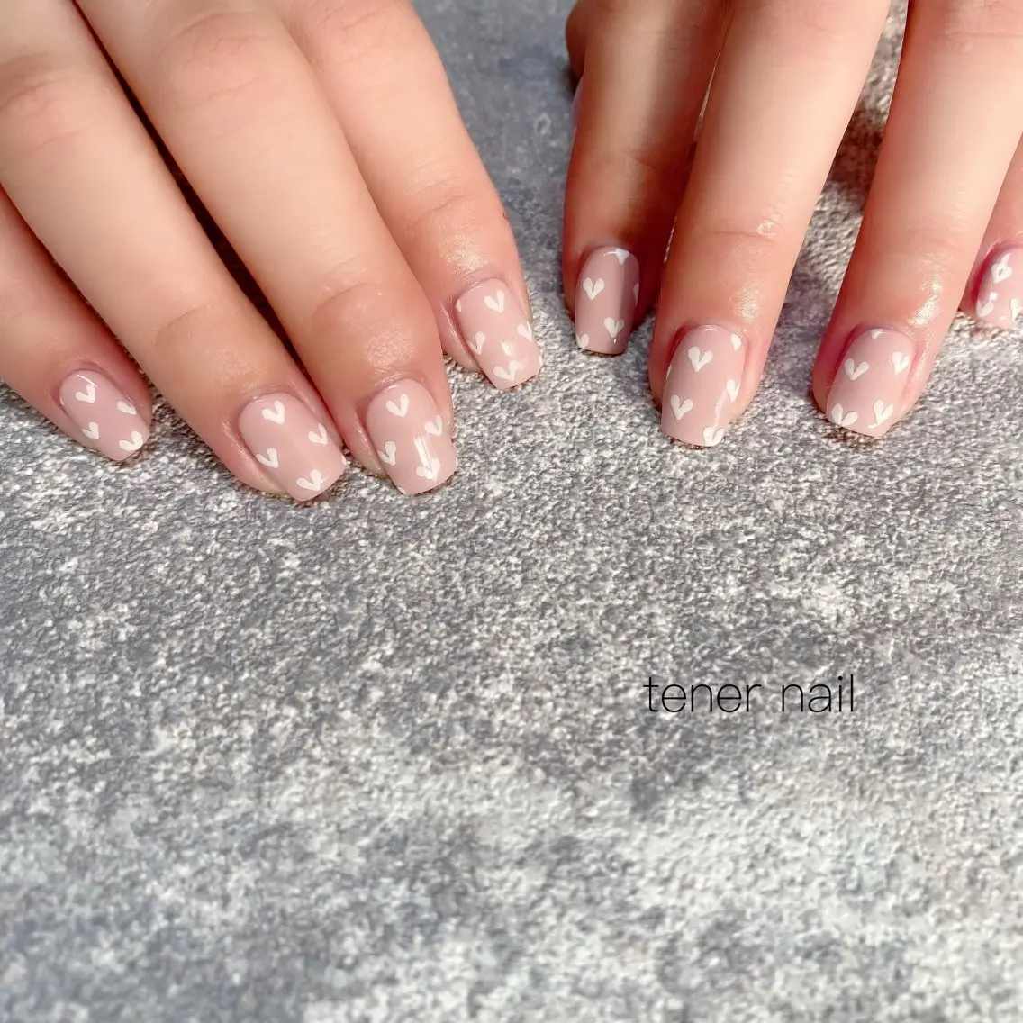ネイル ハート テネルネイル tener nailのネイルデザイン