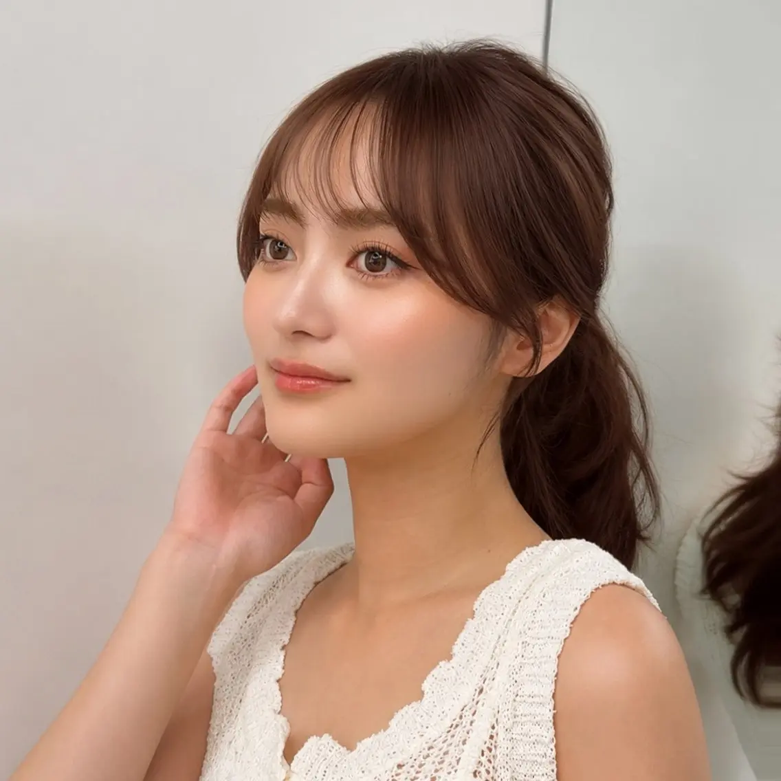 セミロング カット ヘアカラー トリートメント 韓国ヘア🤍🇰🇷 🫶🏻吉満のヘアスタイル