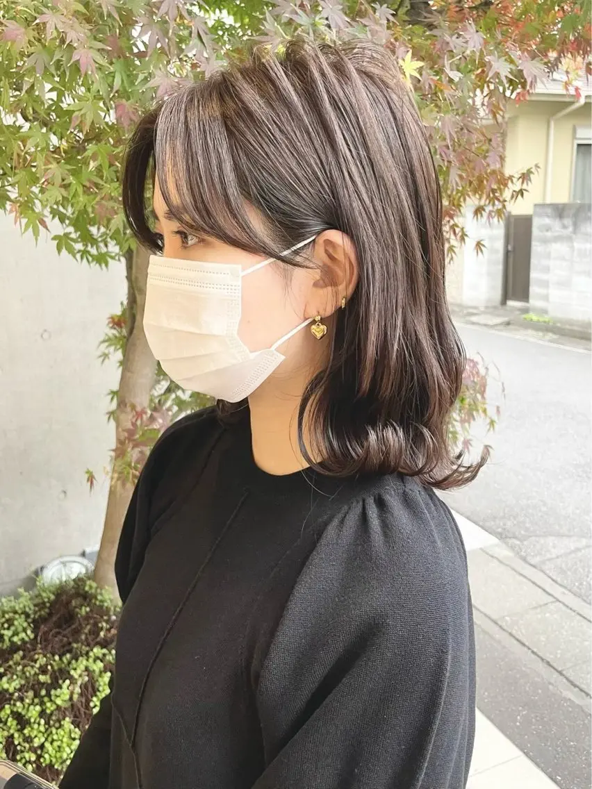 ✂️顔周りデザインカット✨️の写真