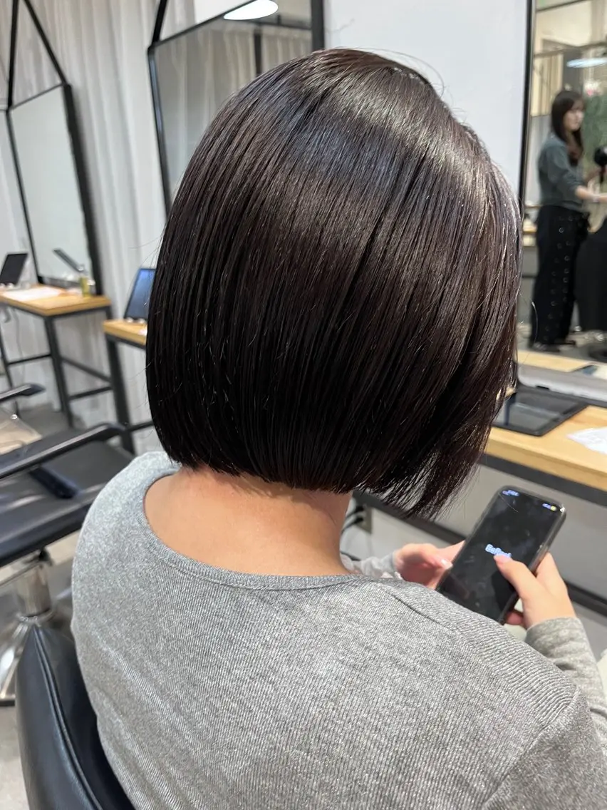 ショート カラー カット ヘアカラー トリートメント 赤み消しカラー/ ナチュラル/トモキのヘアスタイル