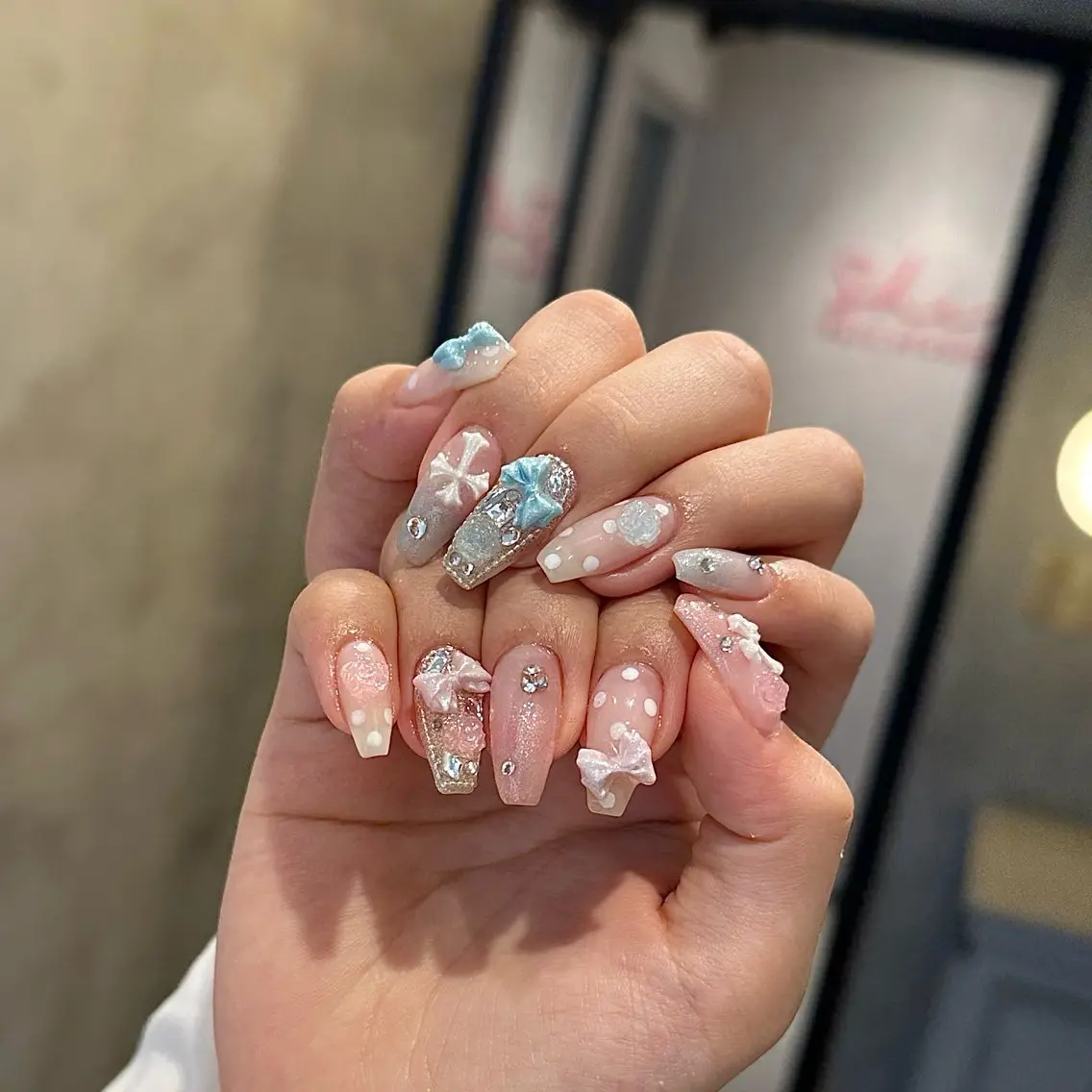 ネイル ハンドネイル 🧸原宿の美フォルム ネイリスト🧸いいだのネイルデザイン