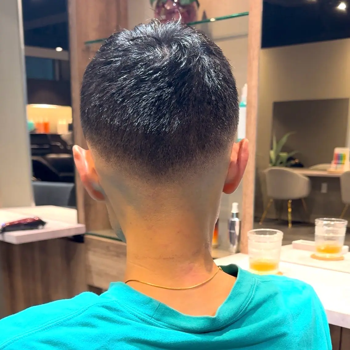ショート メンズ フェードカット カット 🇺🇸海外デザイン iCON TOKYOのヘアスタイル
