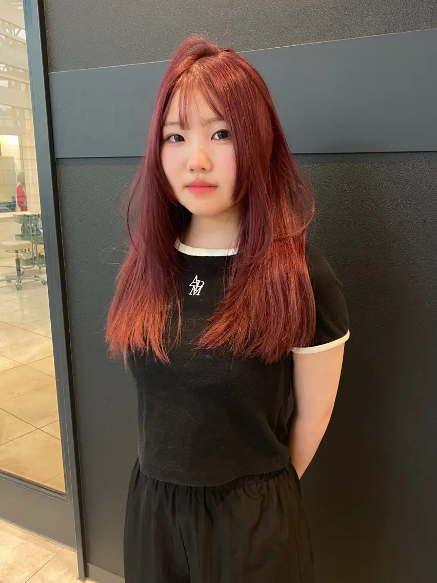 ロング カラー カット ヘアカラー トリートメント mai / linoah˚✧のヘアスタイル