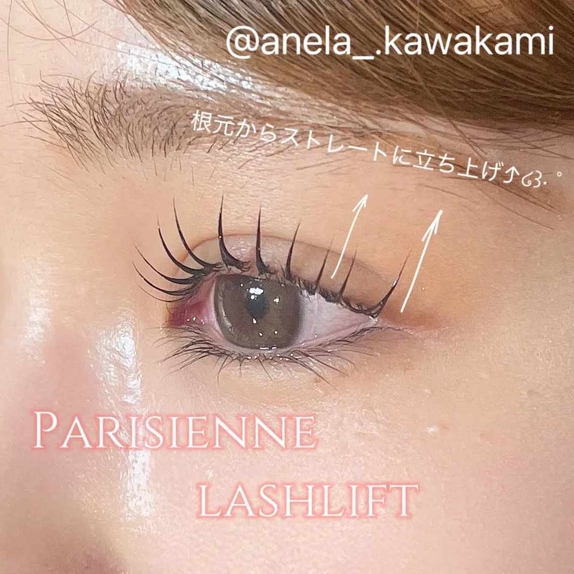 マツエク・マツパ パリジェンヌラッシュリフト 🫧kawakami ANELA 東口店のマツエク・マツパデザイン