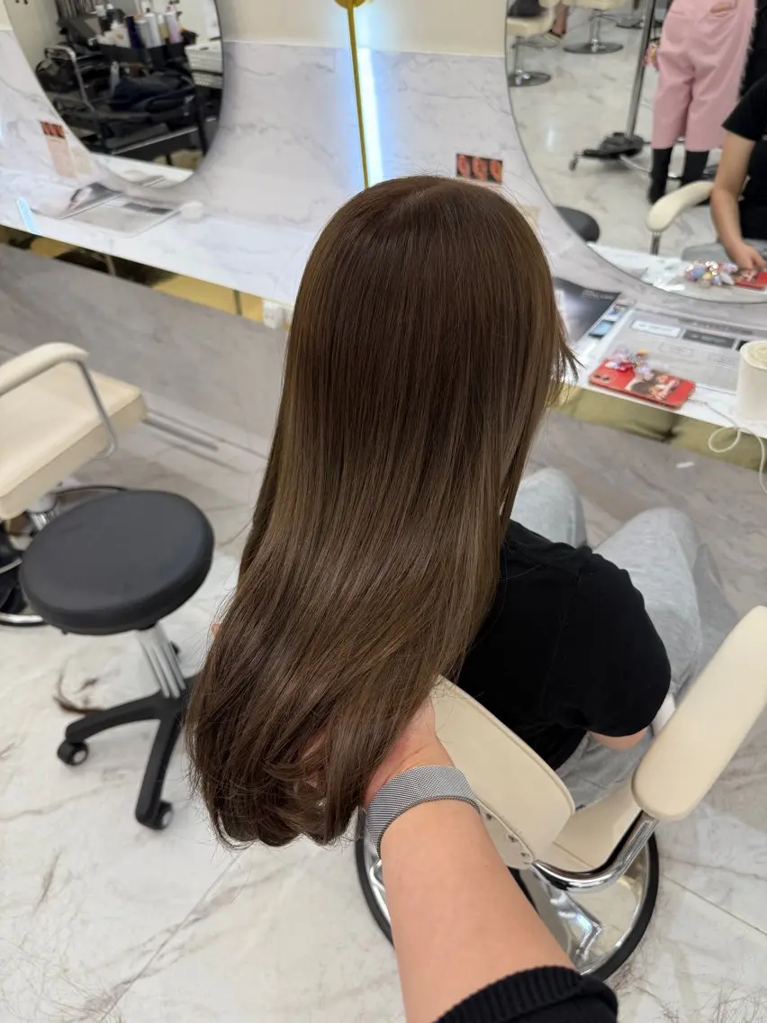 ロング カラー ヘアカラー 韓国ヘア🇰🇷艶 カラー/sakuraのヘアスタイル