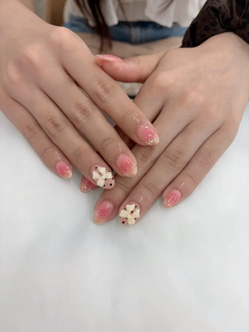 【オフあり】ハンド 💅🏻持ち込みデザイン💗パラジェル変更可✨️の写真