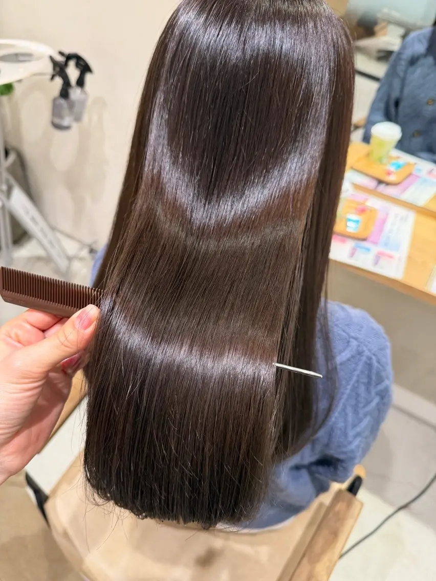 【人気No.1🍒💫】カット➕カラー➕髪質改善トリートメント💞の写真