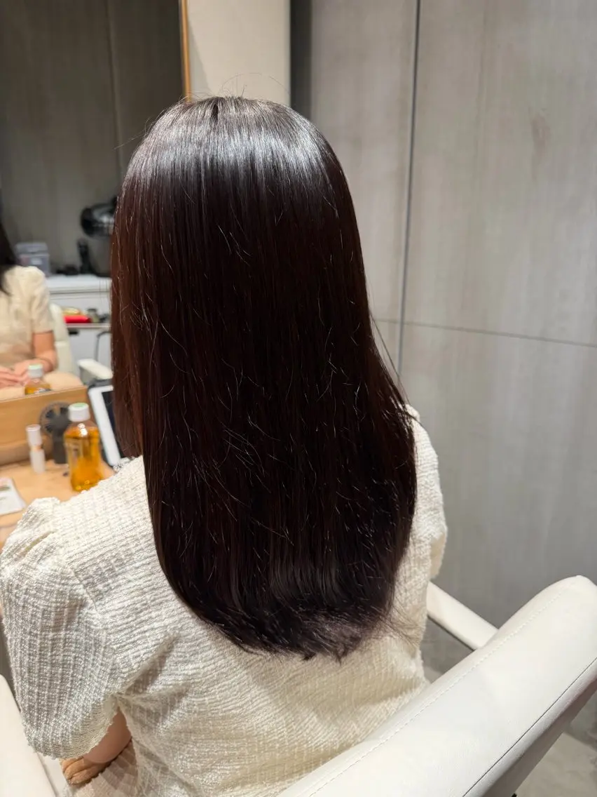 カラー ブラウンカラー ナチュラルブラウン ヘアカラー 加賀美 幸乃のヘアスタイル