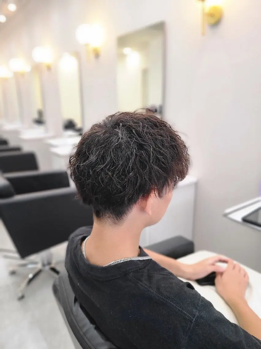 【箕面で１番パーマ巻いてます✨】似合わせカット+パーマ🌀/骨格補正が出来ちゃいます(女性、男性可)の写真