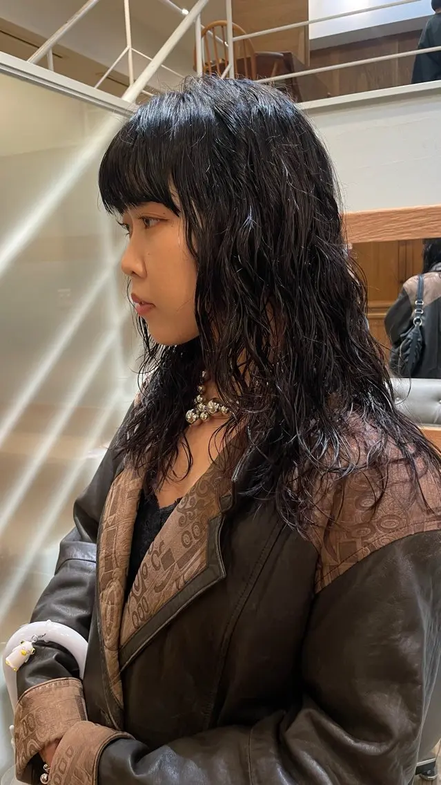 ロング カラー パーマ 原宿/ケパーマ 🧺ユウマのヘアスタイル