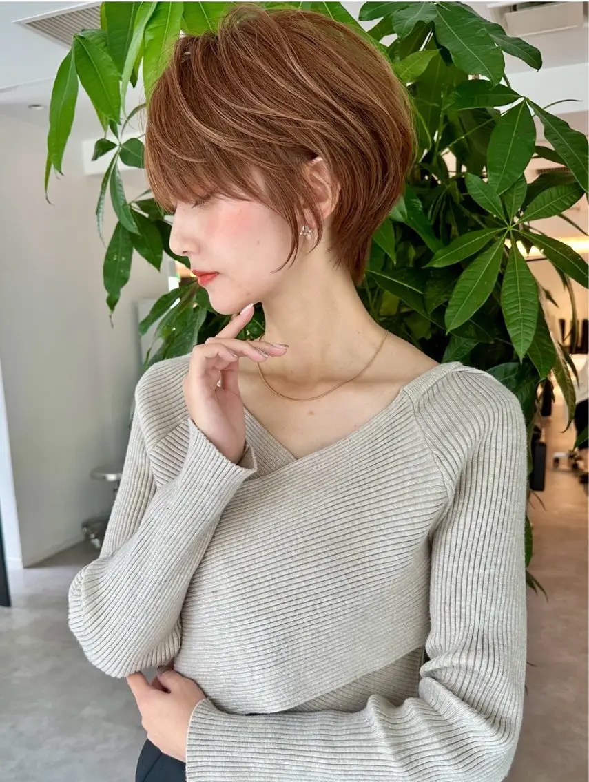 ショート ✄安野祥華銀座大人 絶壁解消ショート✄のヘアスタイル