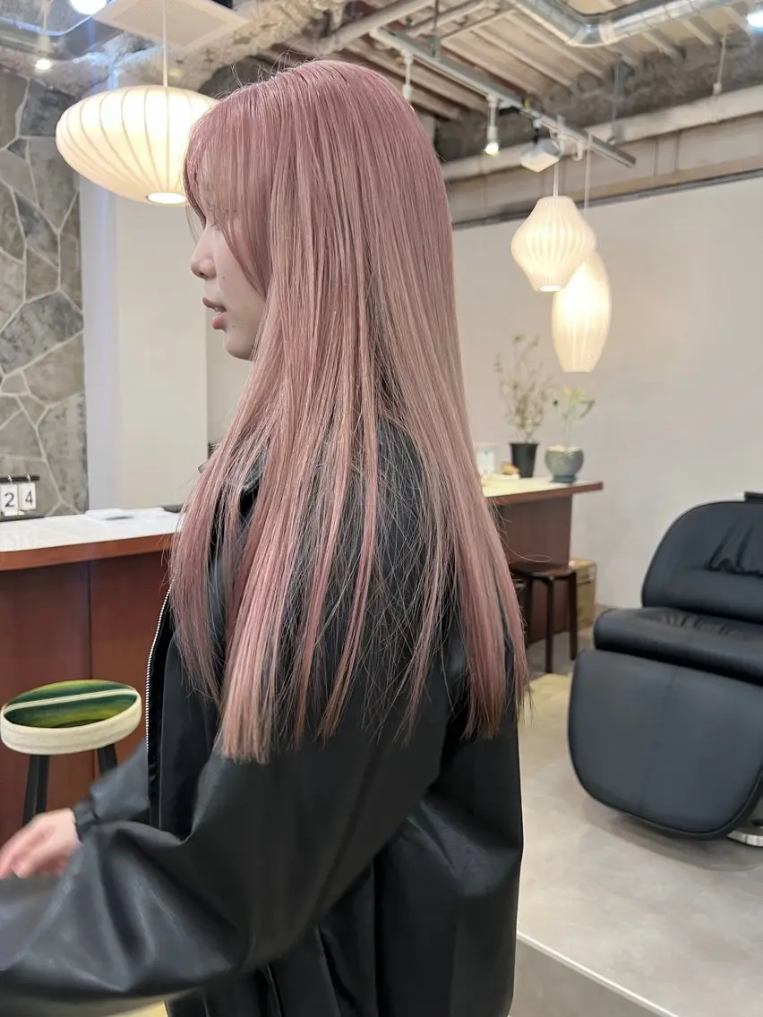 ロング カラー ヘアカラー 🫧suzuno 🫧ブリーチ強化のヘアスタイル