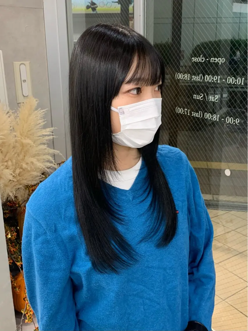 🆕🖤カット＋カラー/10-20代女性限定/ミディアム​〜​ロング🖤🆕の写真
