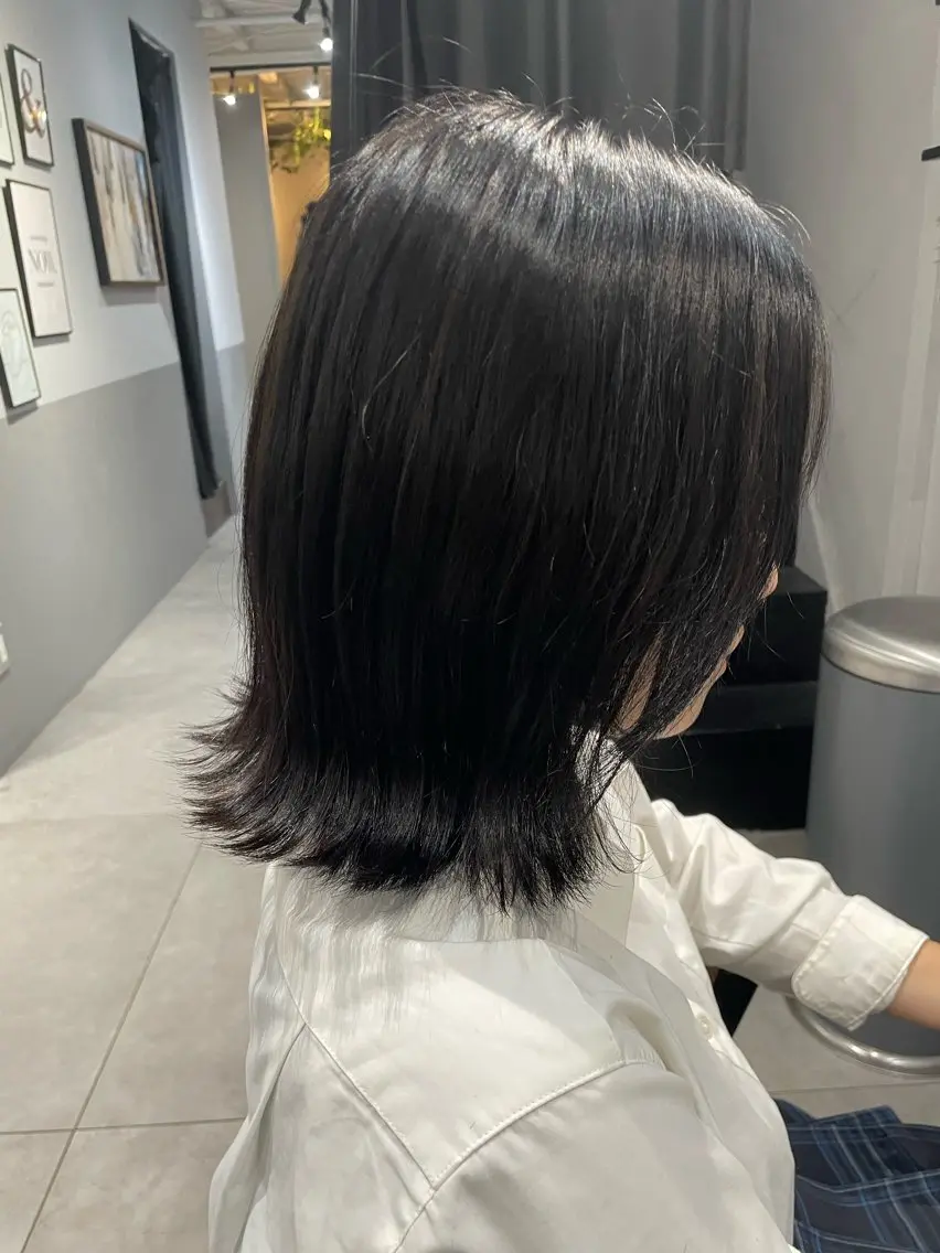 ミディアム ヘアカラー ヘッドスパ 吉田 凱翔のヘアスタイル