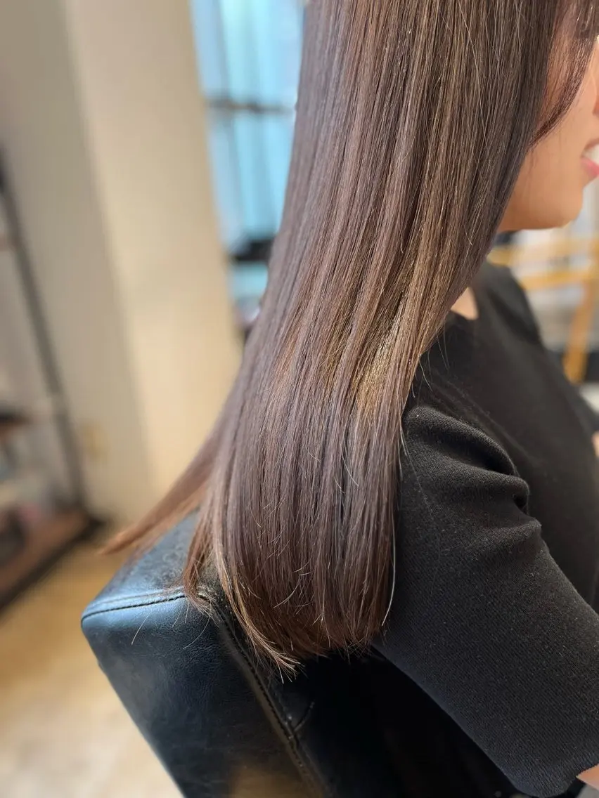 ♡人気no.1♡ 前髪CUT+TOKIO tr+イルミナカラー+超音波ケアプロ.【マイクロバブル付き】の写真