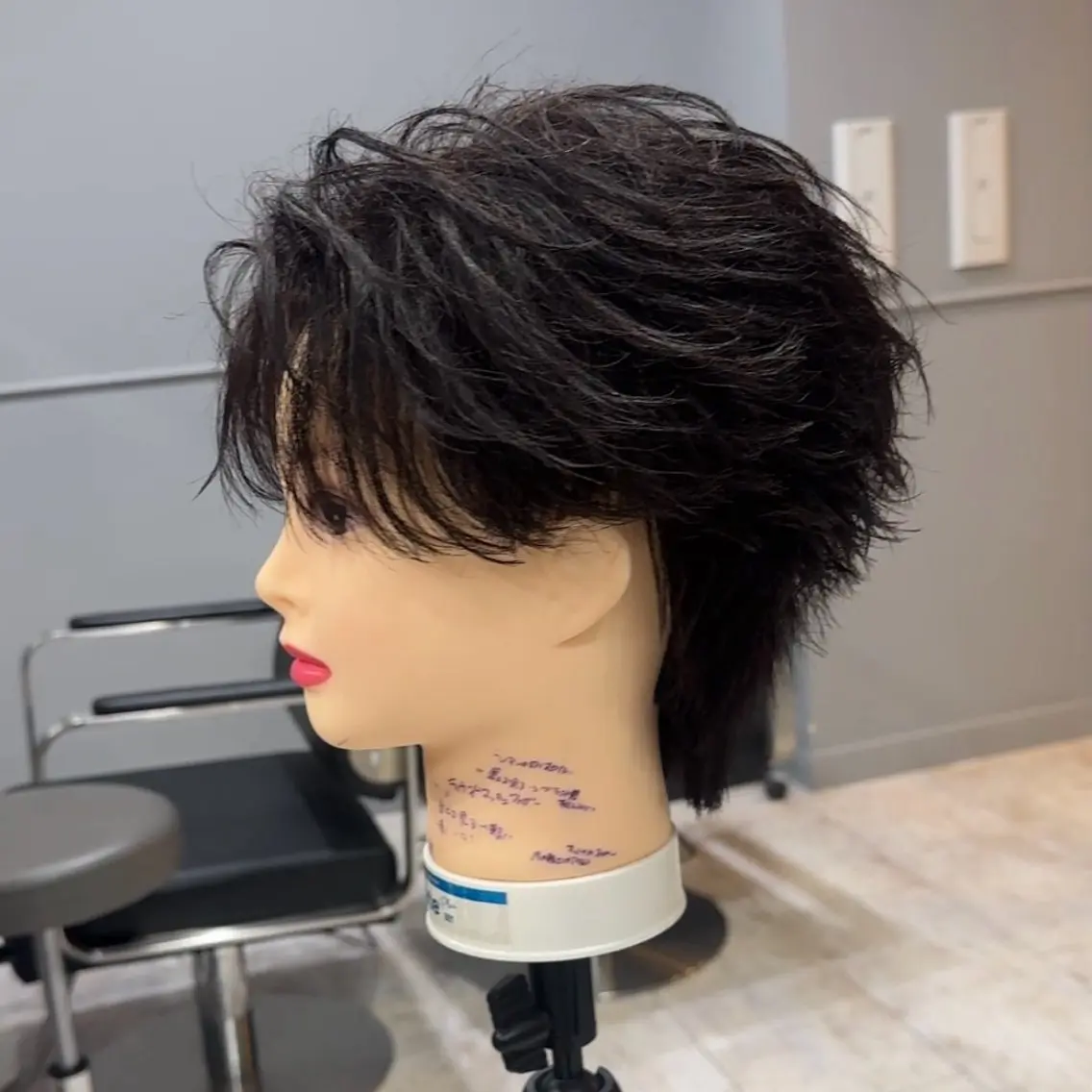 パーマ メンズ フェザーパーマ マッシュ メンズパーマ カット パーマ Miyabi.💋 ABEYLEVRAIのヘアスタイル