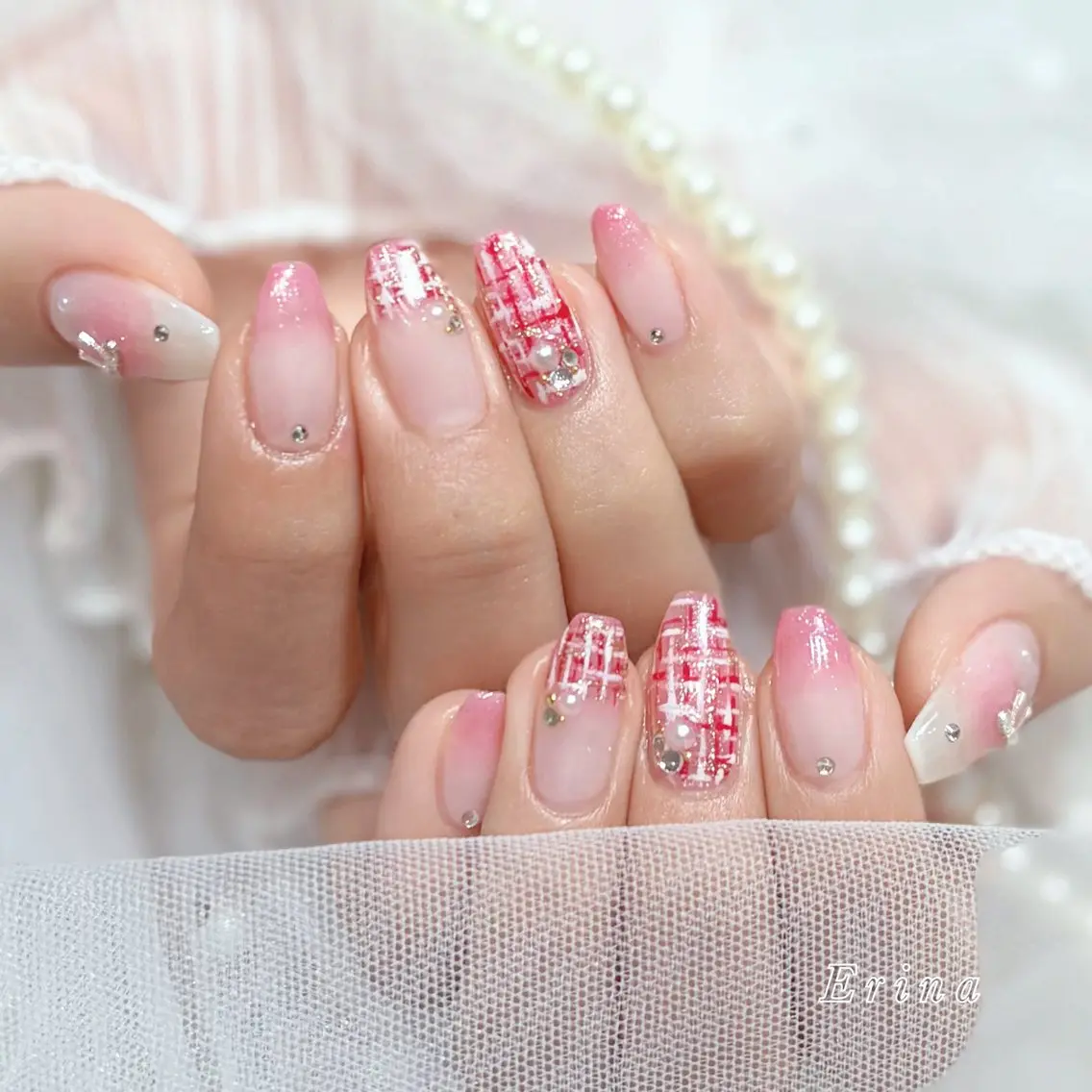 ネイル Erina🐱 フィルイン💅パラのネイルデザイン