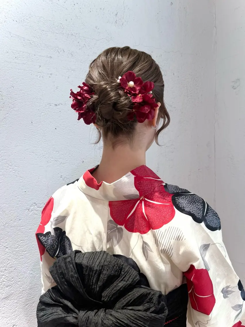 ヘアアレンジ 着付け 艶カラー/縮毛矯正/ アレンジ/Akaneのその他イメージ