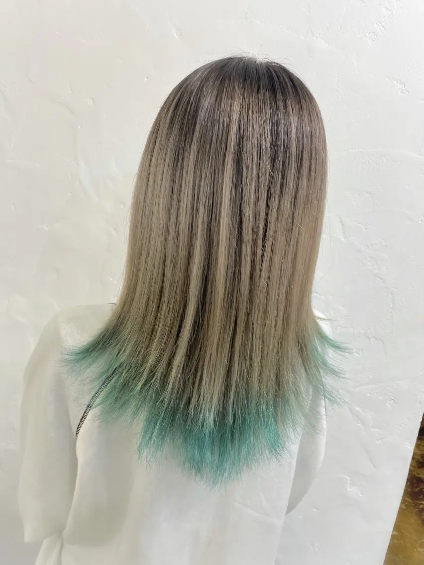 セミロング カラー 🌱透明感カラー☘️ TOYO🌱のヘアスタイル