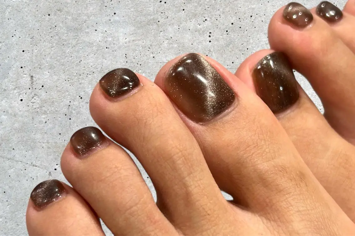 Foot:マグネットワンカラー 【見せたくなる足先に👣✨】フットバス、水ケア、オイル、クリーム保湿付の写真